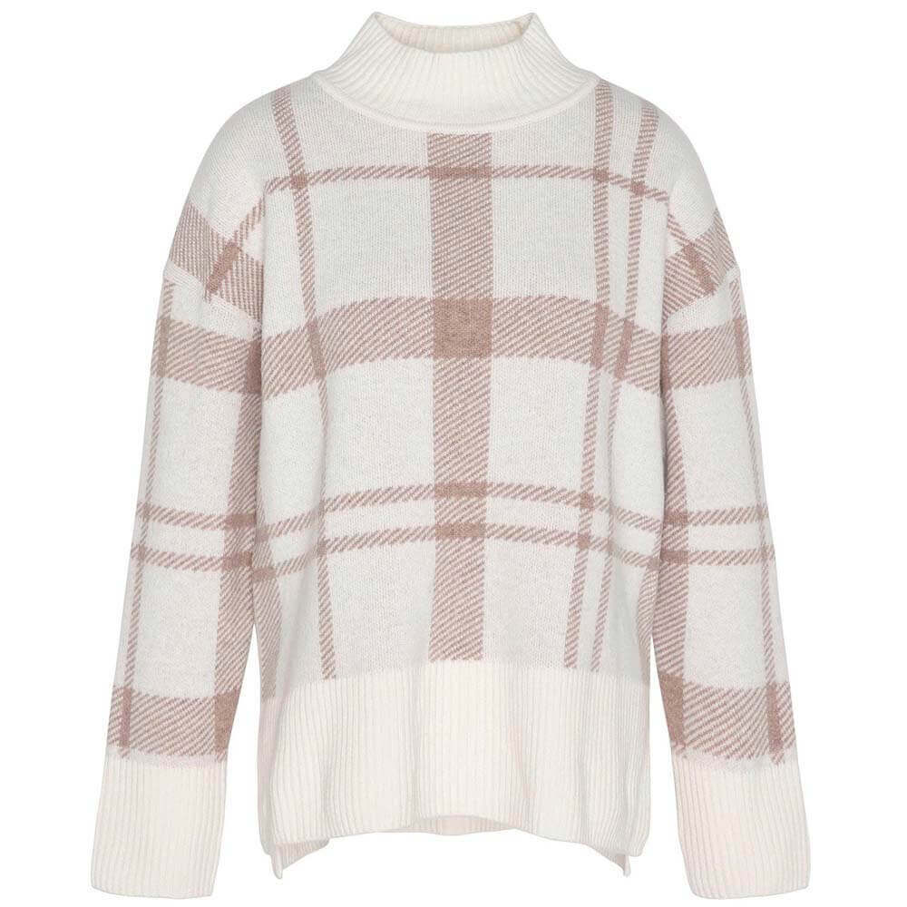 Barbour Deanna Tartan High Neck Jumper